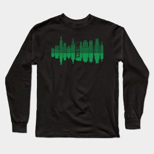 A city skyline +  a tree Long Sleeve T-Shirt